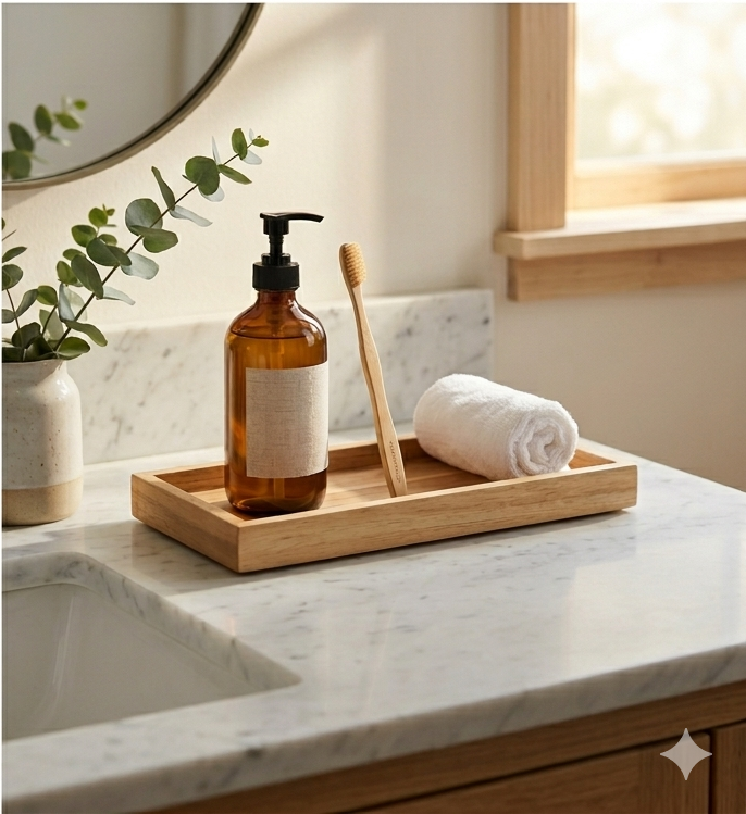 Bathroom Tray Set