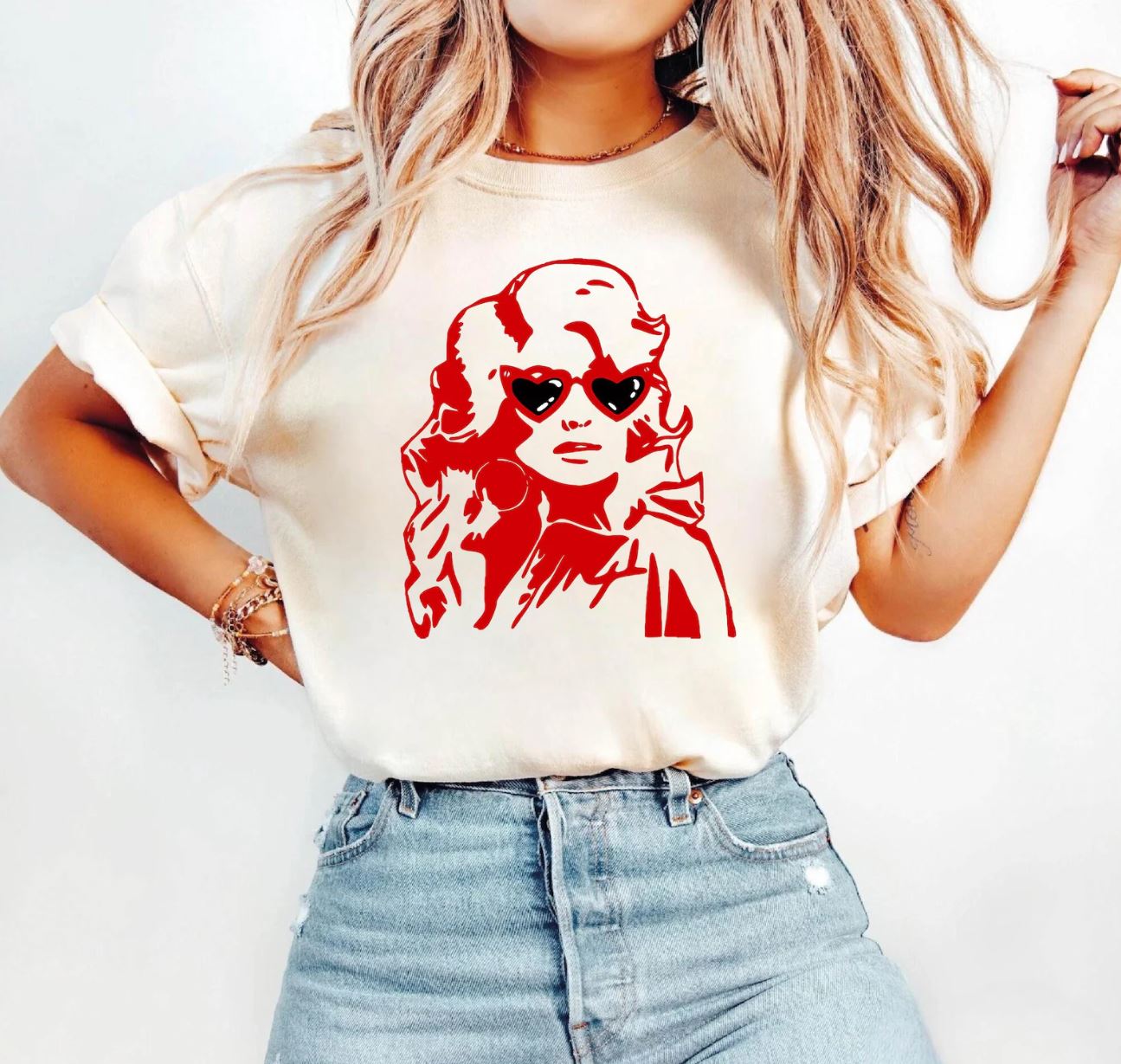 Country Cowgirl Dolly T-Shirt, Country Music Concert Shirt, Cowgirl Tshirt
